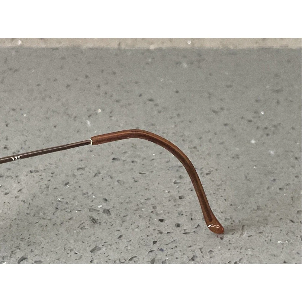 Bourgeois Oval Brown Eyeglasses FRAMES ONLY 49-18-135 C40N CH7021B Bronze Full
